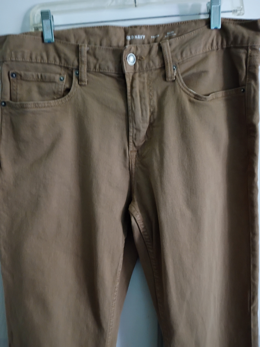 Old Navy Slim Straight Khaki Jeans - Picture 5 of 9